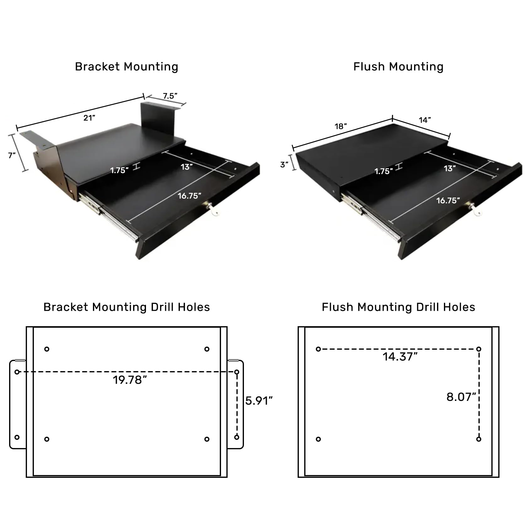 Under Desk Drawer Organizer for Standing Desks - Lockable Sliding Storage with Padded Laptop Shelf (Black) - Perfect for Office, Home Workspace & Ergonomic Setup