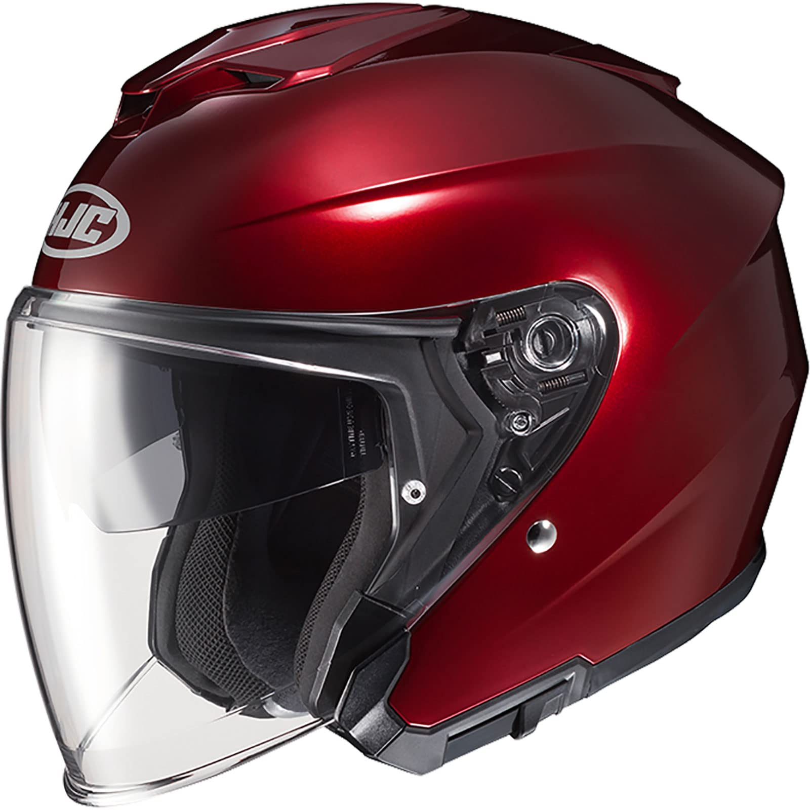 HJC i30 Men's Street Motorcycle Helmet - Wine Red, Medium Size - DOT Certified Full Face Helmet for Cruiser & Commuter Riding
