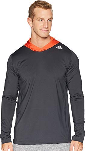 Adidas Men's Training Hoodie - Lightweight Performance Sweatshirt for Gym, Running & School | Moisture-Wicking & Comfortable Workout Apparel