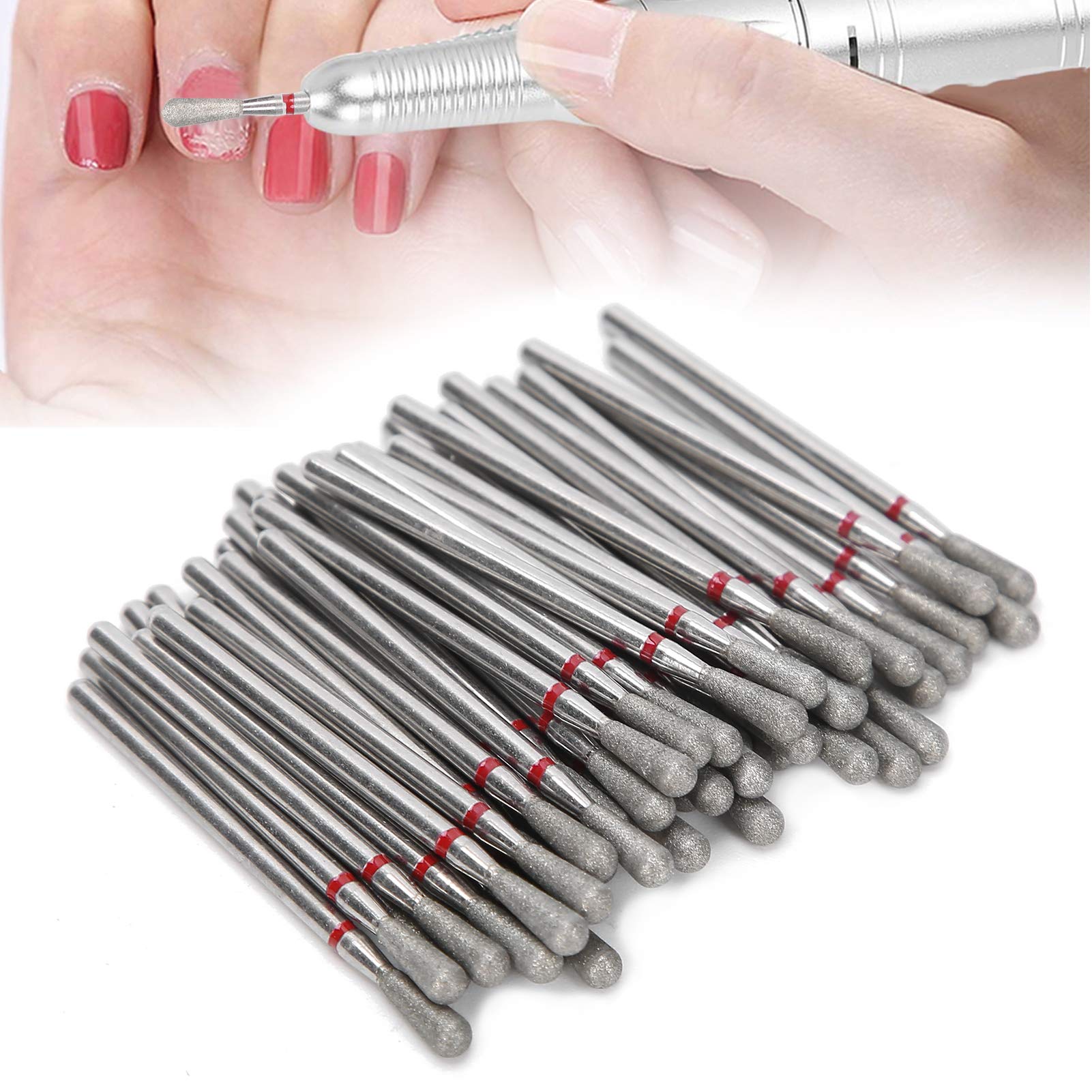 Professional Nail Drill Bits & Grinding Heads for Manicure - Salon & Home Use