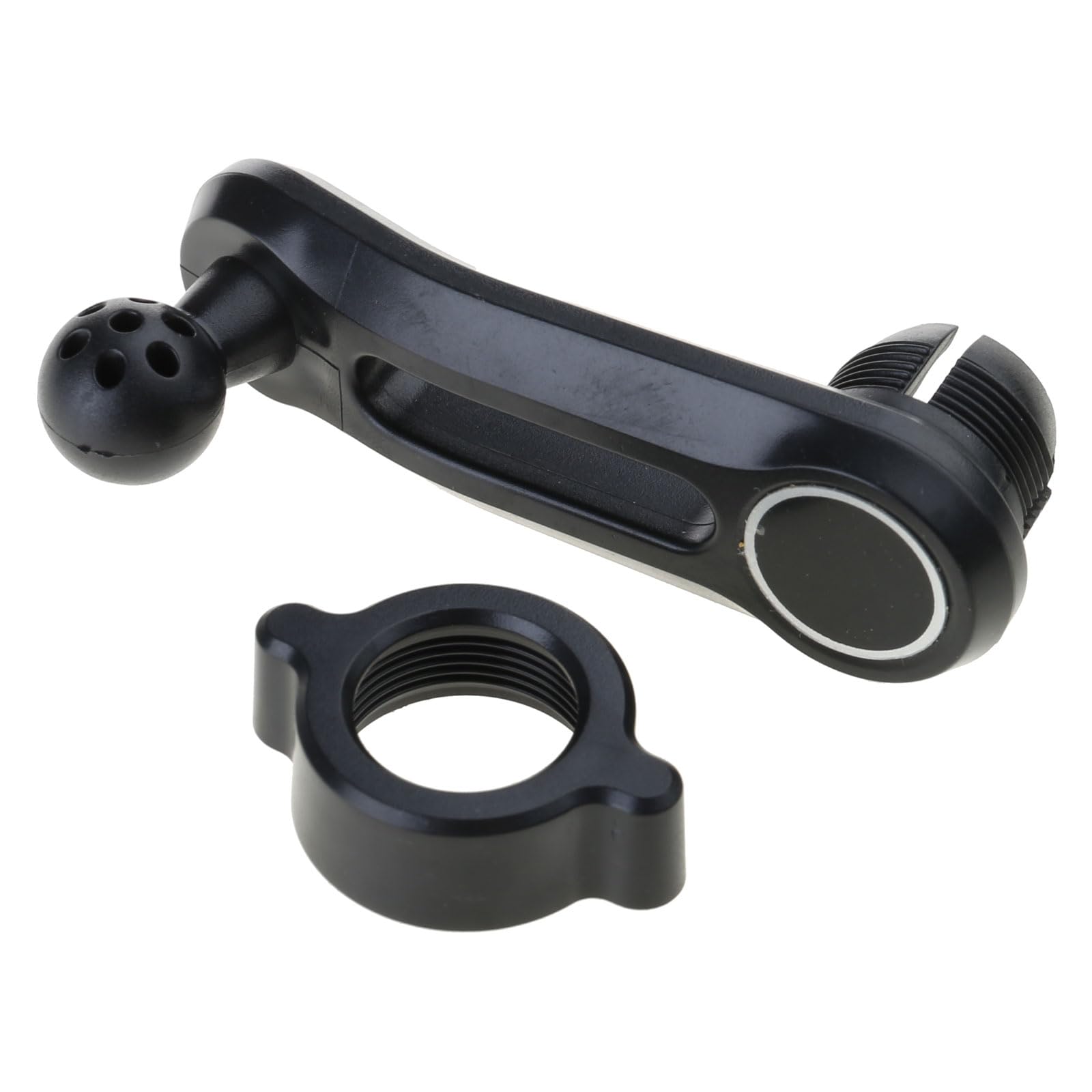 17mm Round Mount Arm Extension Rod Joint Connector Adapter - Universal Car Phone Holder Clamp for iPhone, Samsung & Smartphones - Perfect for Air Vent Cradles & Dashboard Mounts - Durable & Adjustable Car Accessory for Hands-Free Driving & Navigation