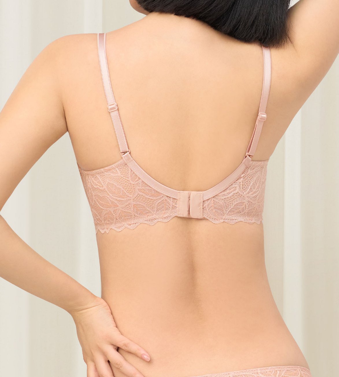 Organic Non-Wired Push Up Bra - Comfortable & Supportive Aqua Blue Underwire-Free Bra for Everyday Wear & Special Occasions