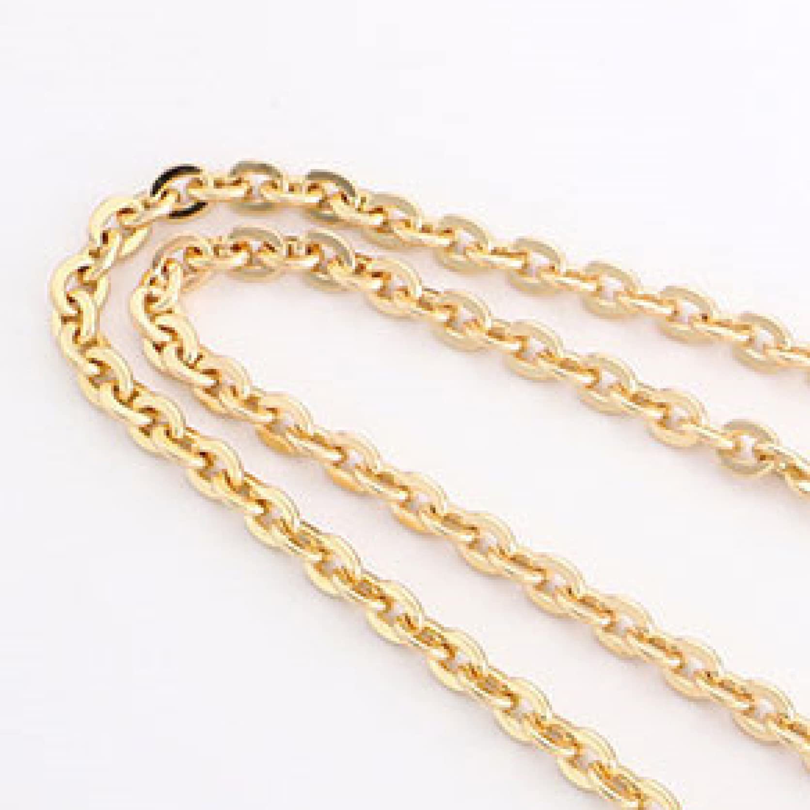 Metal Link Chain Strap Replacement for Handbags - Adjustable Shoulder & Crossbody Purse Strap with T-Buckle (5 Sizes) | Perfect for Everyday Use, Evening Bags & Fashion Accessories