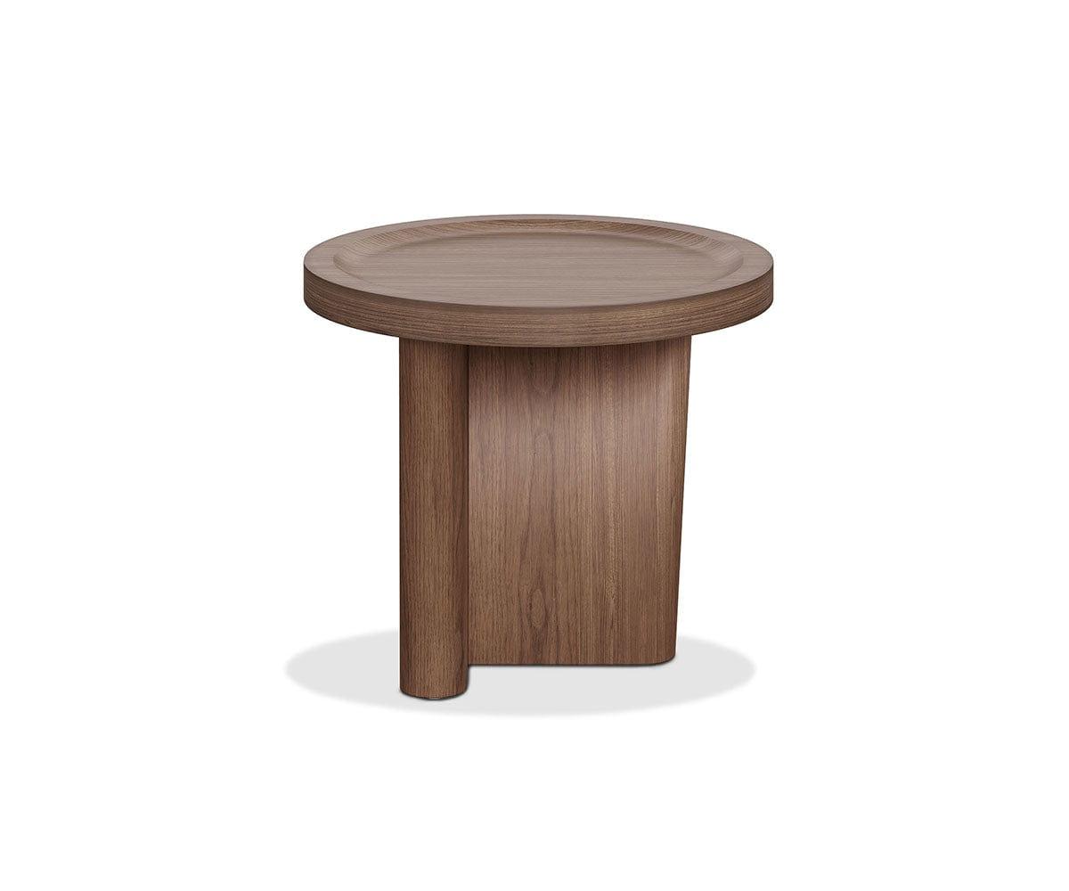 Liona Round End Table - Modern Side Table for Living Room, Bedroom, or Office - Perfect for Coffee, Books, and Decor