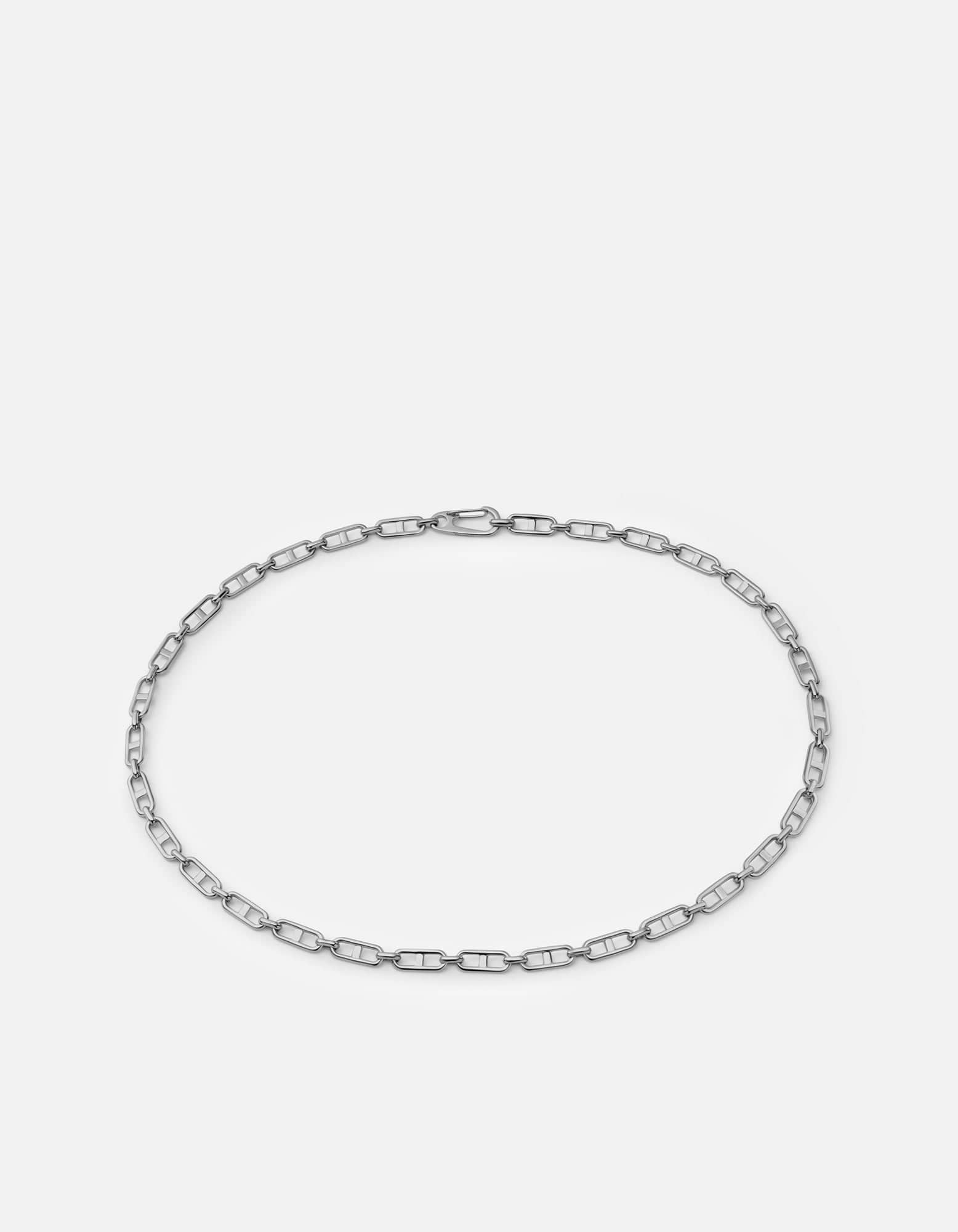 Elegant Sterling Silver Marinero Chain Link Choker Necklace for Women - Perfect for Date Nights, Parties & Special Occasions