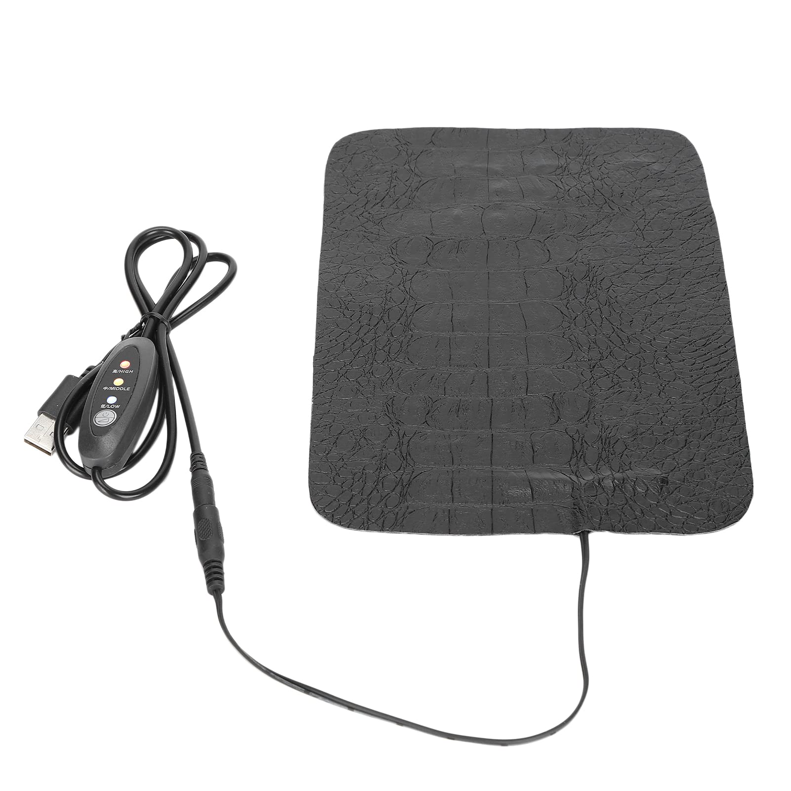 USB Reptile Heating Pad - 8W Terrarium Heat Mat for Snakes, Lizards & Hermit Crabs - Perfect for Small Reptile Tanks & Habitats