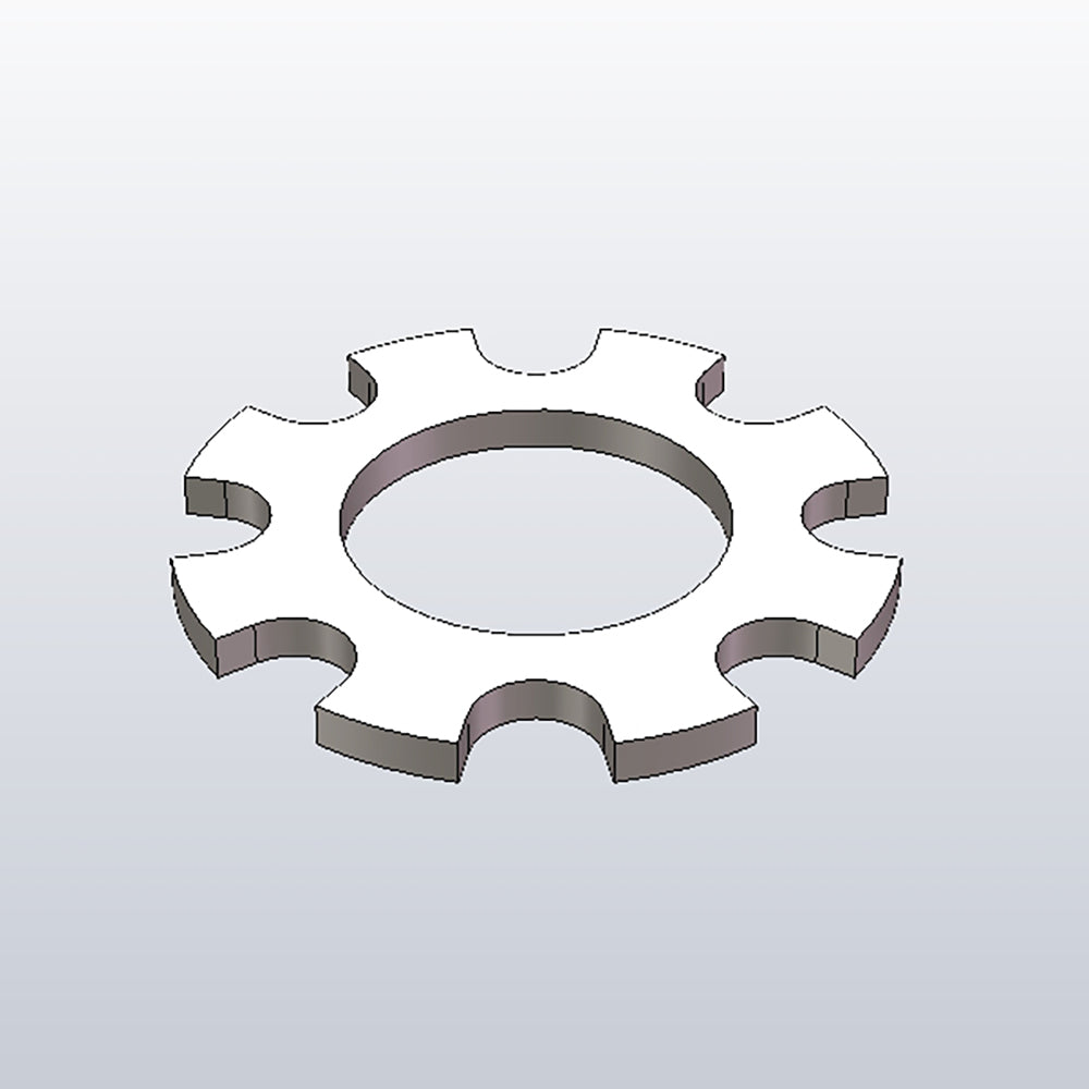 BG1600S 10 Tooth Lock Washer D4 - High Quality Split Lock Washers for Automotive, Machinery & Industrial Applications - Secure Fastening Solution for Bolts, Nuts and Screws