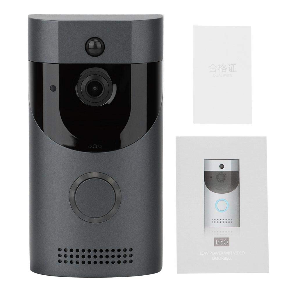 GRTD Smart Video Doorbell - 4G LTE Wireless WiFi Security Camera with 170° Wide Angle Lens & HD Night Vision - Home Security System for Front Door Monitoring (Indoor/Outdoor Use) - Perfect for Apartments, Houses & Office Buildings