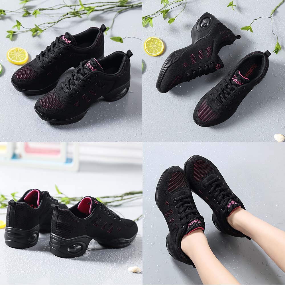 CERYTHRINA Women's Jazz Dance Shoes - Lace-Up Sneakers for Modern & Platform Dance - Comfortable Walking Shoes for Jazz, Ballet, Hip Hop & Theater Performances | Perfect for Dance Classes, Performances & Casual Wear