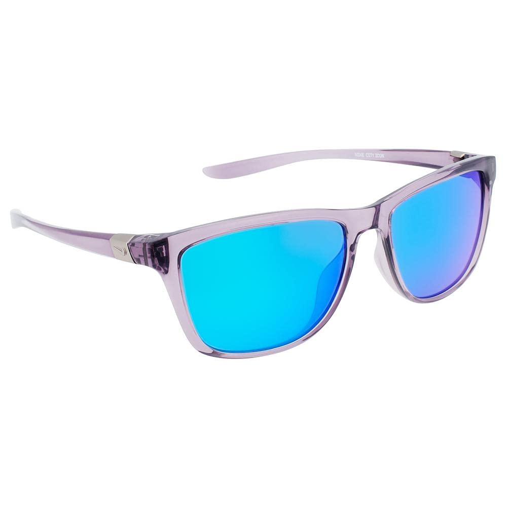 Nike City Icon Square Sunglasses for Men & Women - UV Protection, Lightweight & Stylish - Perfect for Running, Driving & Outdoor Activities