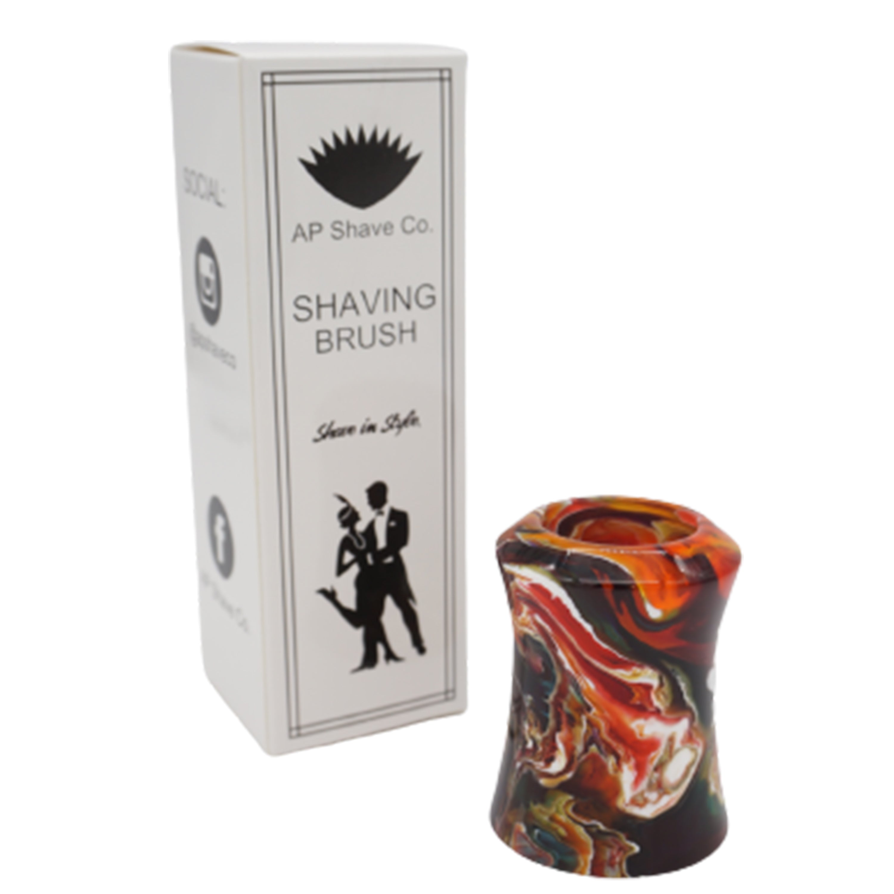 Premium Handcrafted Wooden Shaving Brush Handle - Fits 24mm & 26mm Knots - Perfect for Wet Shaving & Grooming Gifts - Luxury Bathroom Accessory for Men
