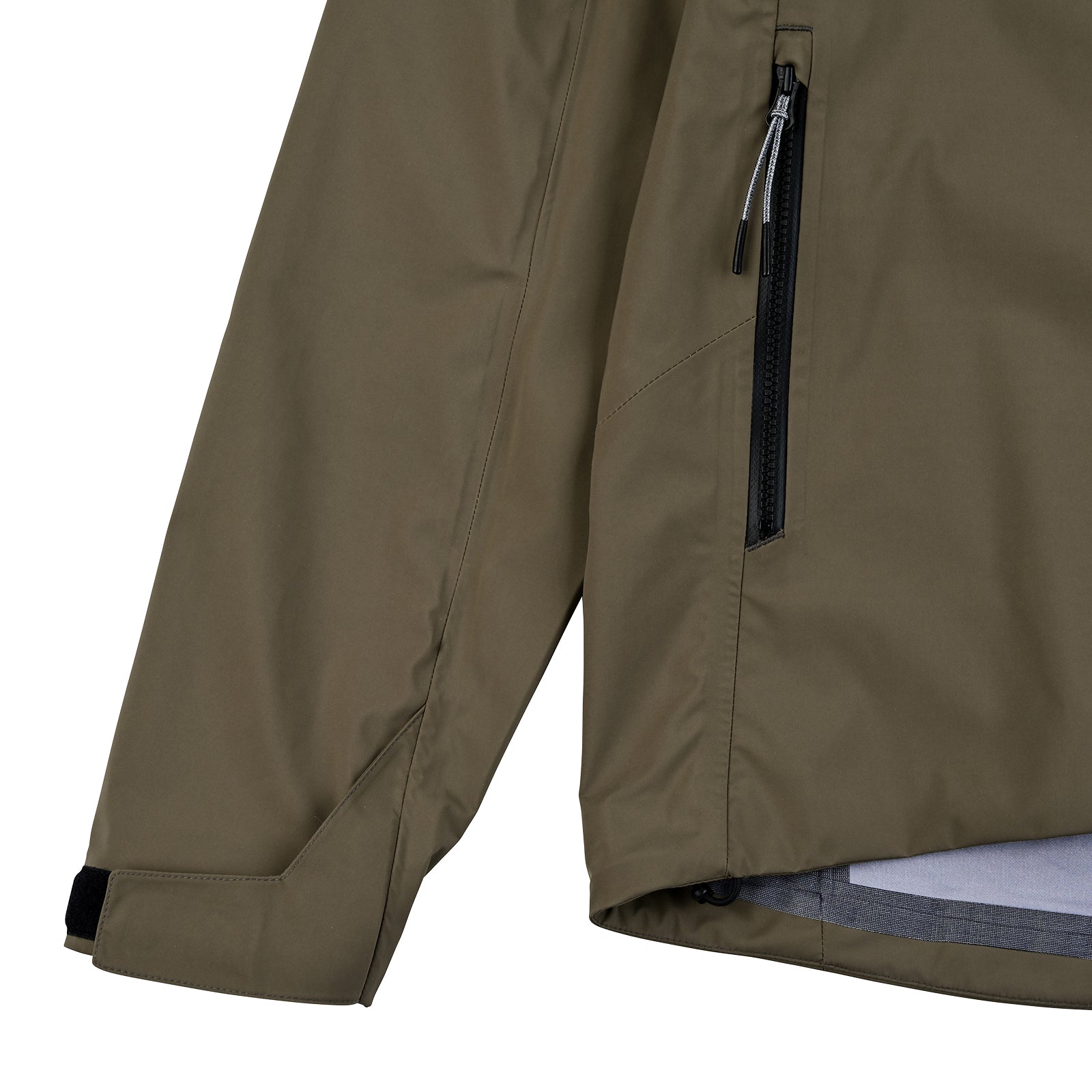Resist Jacket Mono Dark Pine - Waterproof Windproof Outdoor Jacket for Hiking, Camping & Travel - Men's Lightweight Breathable Raincoat