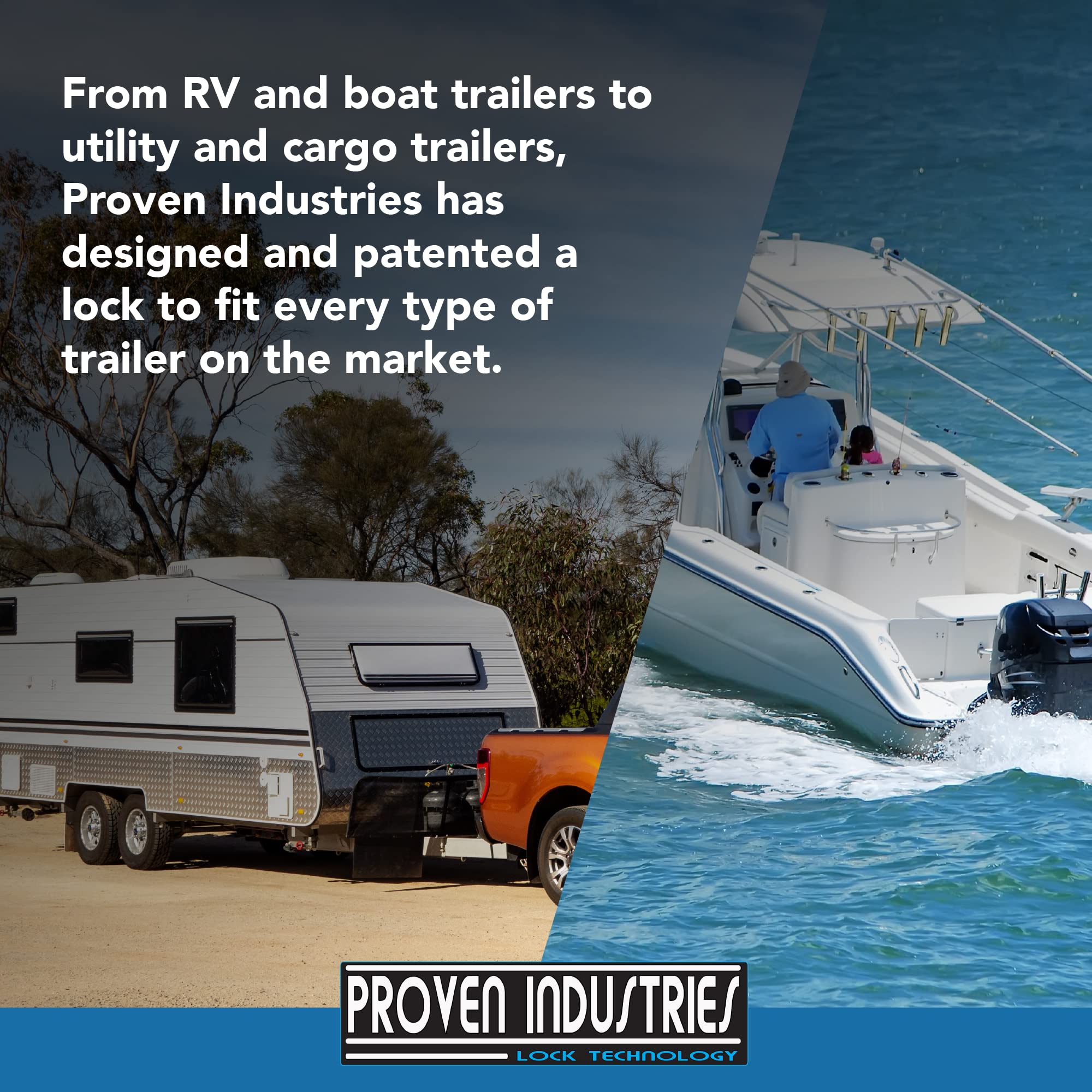 Proven Industries Heavy Duty Steel Cargo Door Lock CDL - Secure Semi Truck Trailers & Shipping Containers | Weatherproof & Anti-Theft Protection for Transport Security