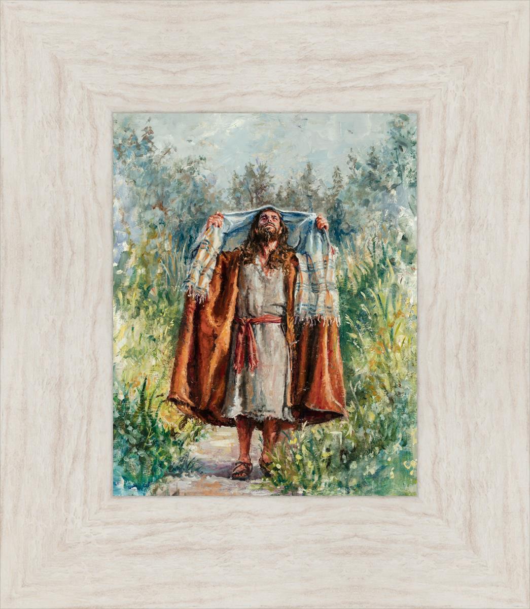 Jesus in the Wilderness - Religious Wall Art for Home & Church Decor - Inspirational Christian Gift for Prayer & Meditation Spaces