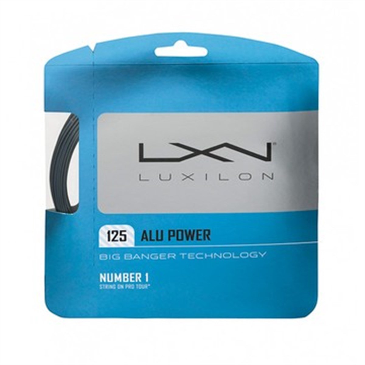Luxilon Alu Power 16L (125) Tennis String - High Performance Polyester Racket String for Spin & Control - Perfect for Competitive Play & Tournament Matches
