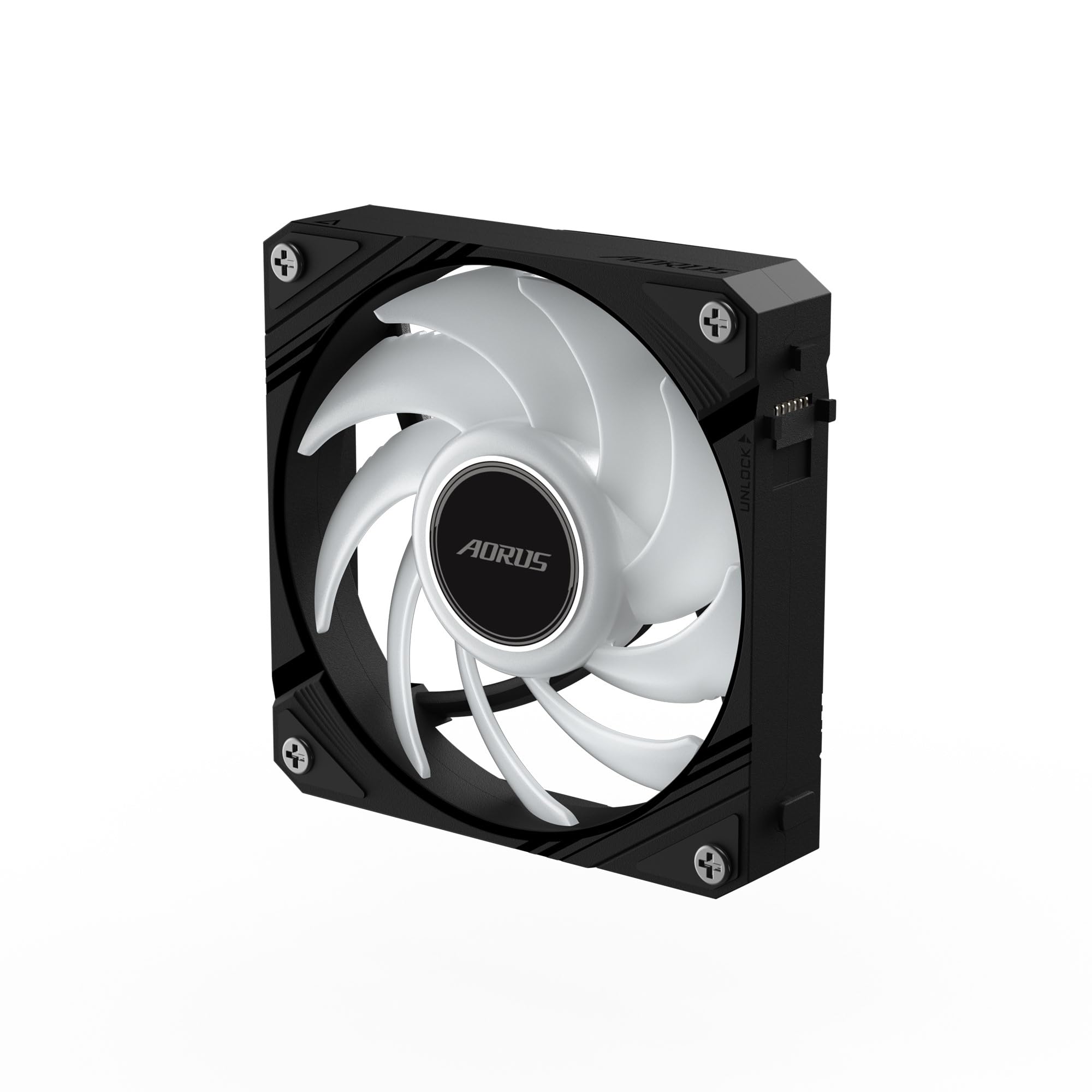 AORUS 120mm EZ Chain Fan - Hydro Bearing PC Case Fan for Gaming & Cooling
