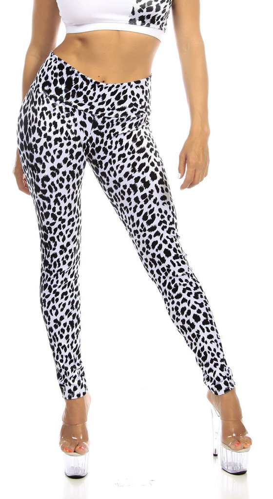 Sexy High Waist Cuff Roll Down Stretch Workout Leggings for Women - Yoga, Running, Gym & Everyday Wear