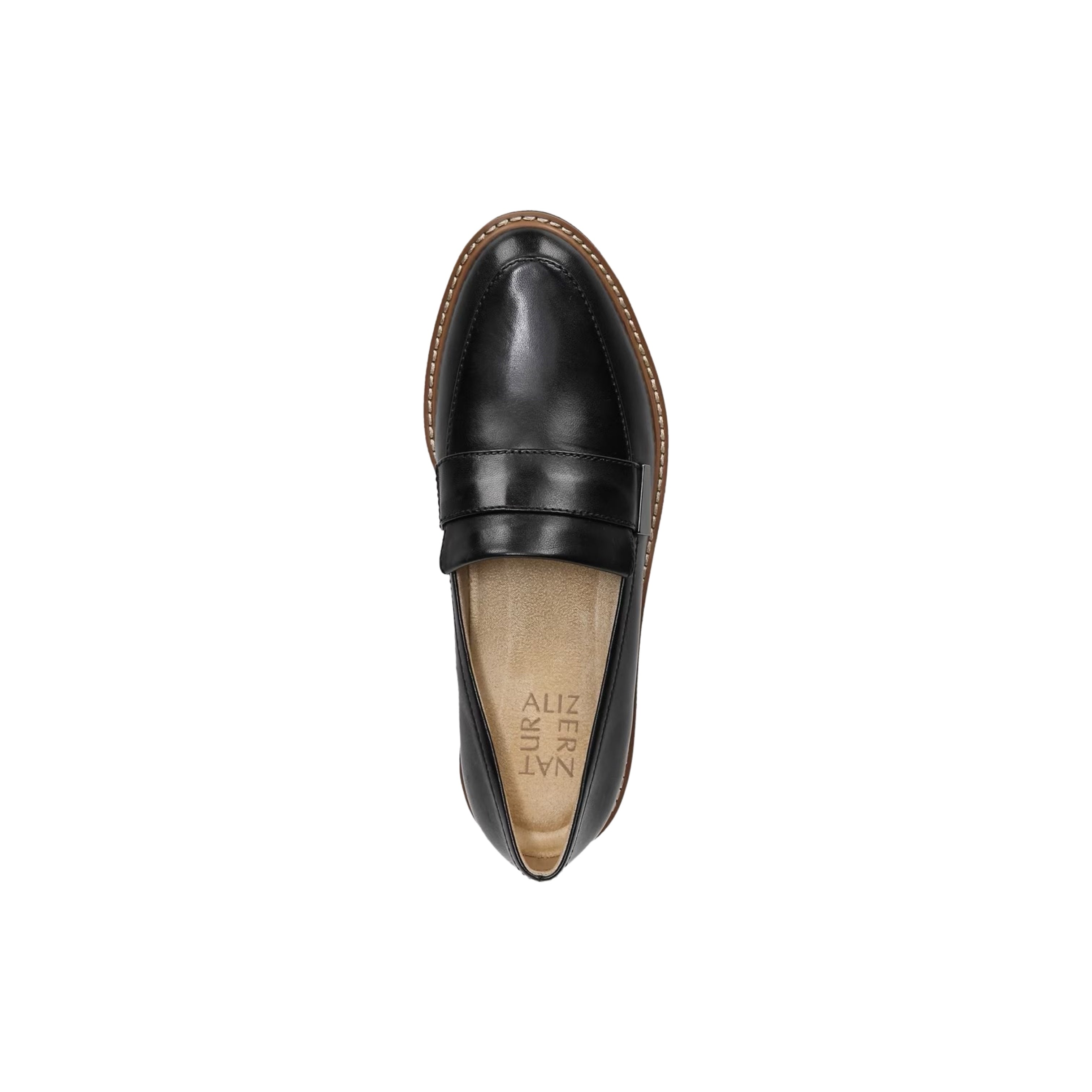 Adiline Black Leather Loafers for Men - Comfortable Slip-On Dress Shoes for Business & Casual Wear - Perfect for Office, Travel & Everyday Use