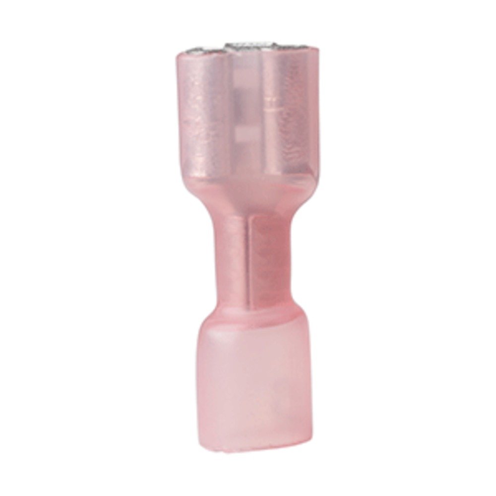 Ancor 250 Tab Size Heat Shrink Disconnects - 22-18 AWG Female Spade Terminals for Marine, Automotive & Electrical Wiring Applications