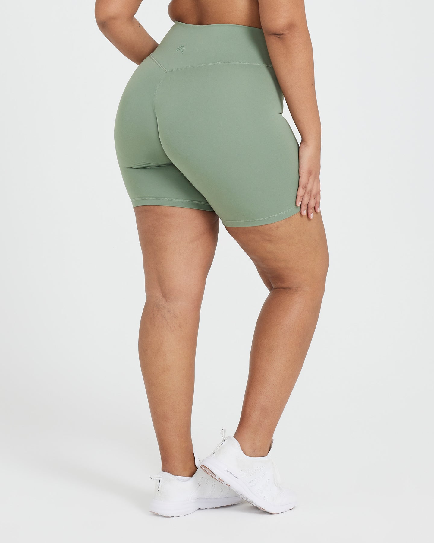 Timeless Women's Casual Shorts - Soft & Comfortable Sage Green High Waisted Summer Shorts for Outdoor Activities, Travel, and Lounge Wear