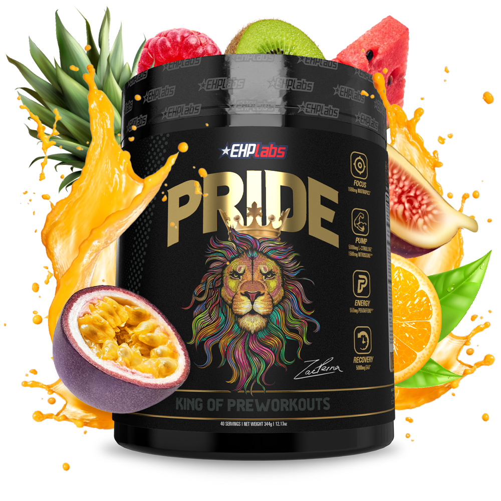 EHP Labs Pride Pre-Workout Powder - 40 Servings for Energy, Focus & Performance | Best for Gym, Bodybuilding & Fitness Training