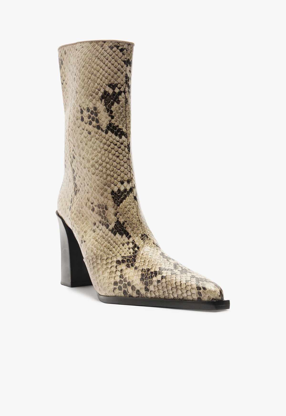 Raffaela Leather Bootie Women's High Heel Ankle Boots - Fashionable & Comfortable for Party, Office & Night Out