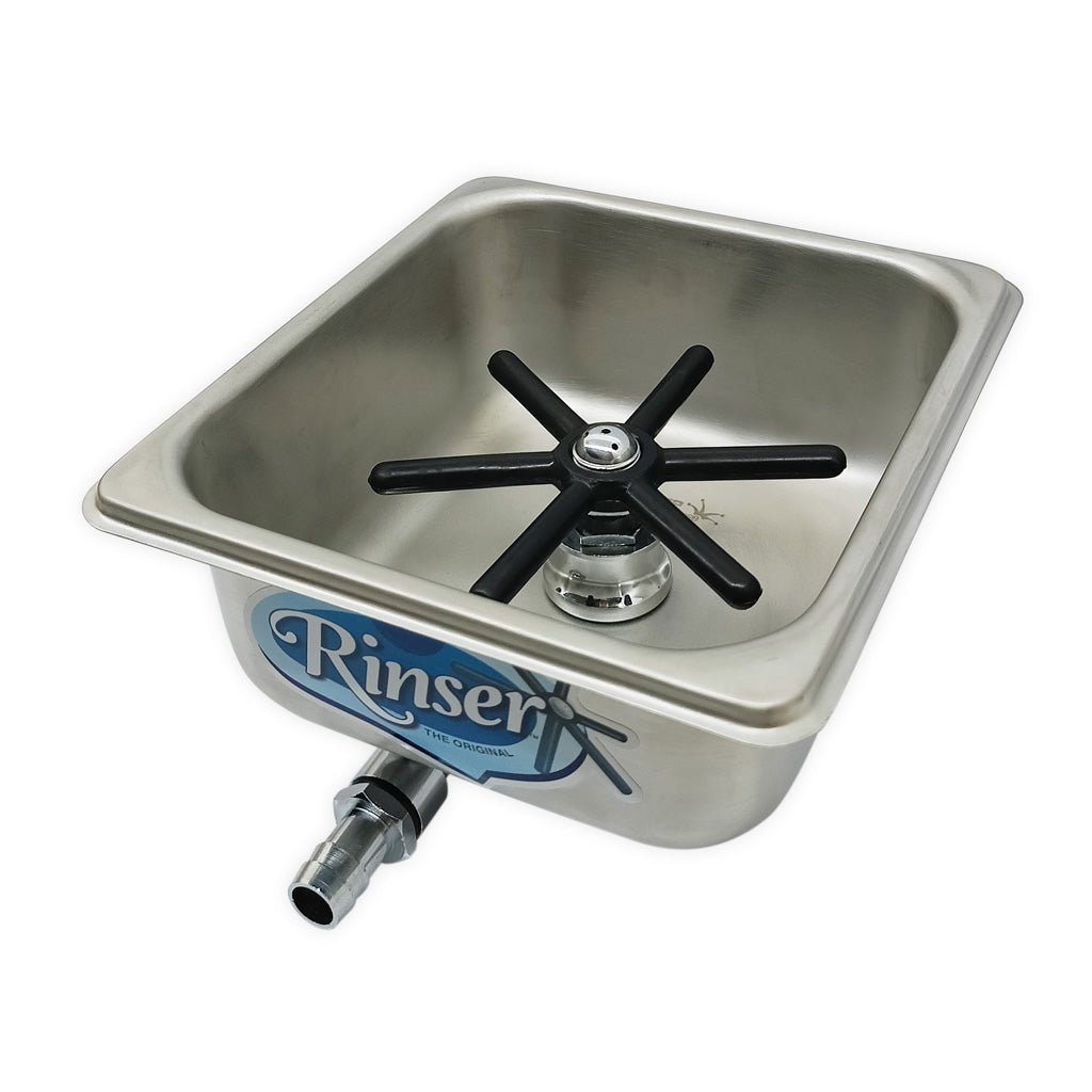 Krome Dispense Flush Mount Rinser - Premium Stainless Steel Sink Sprayer for Kitchen & Bar - Perfect for Washing Dishes, Fruits, and Pets