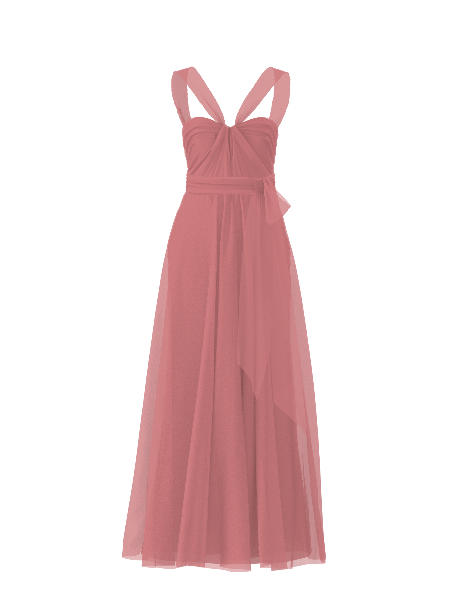 Cerisa Bodice with Justine Skirt and Sash Belt - Elegant Rose Floral Outfit for Women | Perfect for Weddings, Parties, and Special Occasions