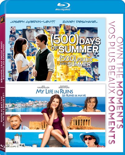 500 Days of Summer & My Life in Ruins Double Feature Blu-ray - Romantic Comedy Movies for Date Night & Relaxing Weekends