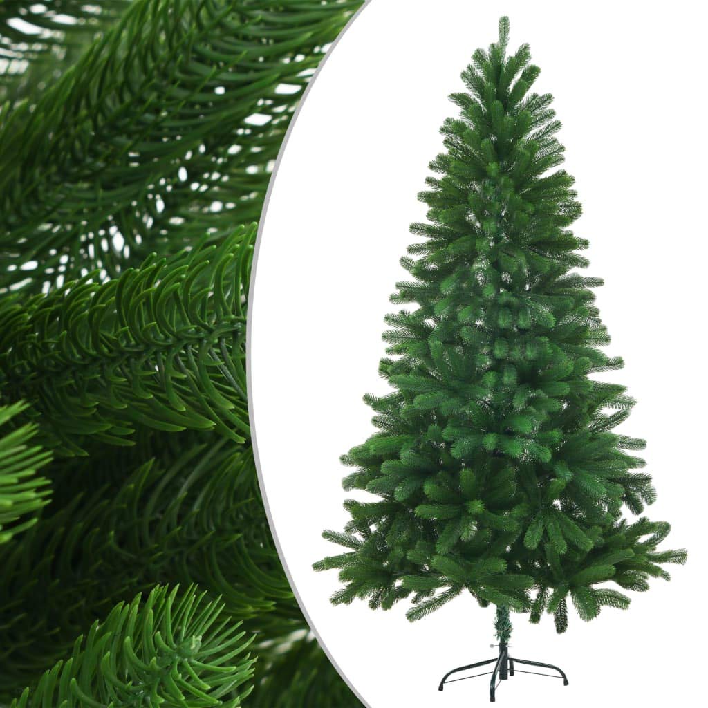 5 ft Artificial Christmas Tree with Stand - Realistic Faux Holiday Xmas Tree with 500 Lifelike Needle-Shaped Branches for Home, Office & Party Decor (5x2 ft, Green) | Perfect for Living Room, Bedroom, Office & Holiday Party Decorations