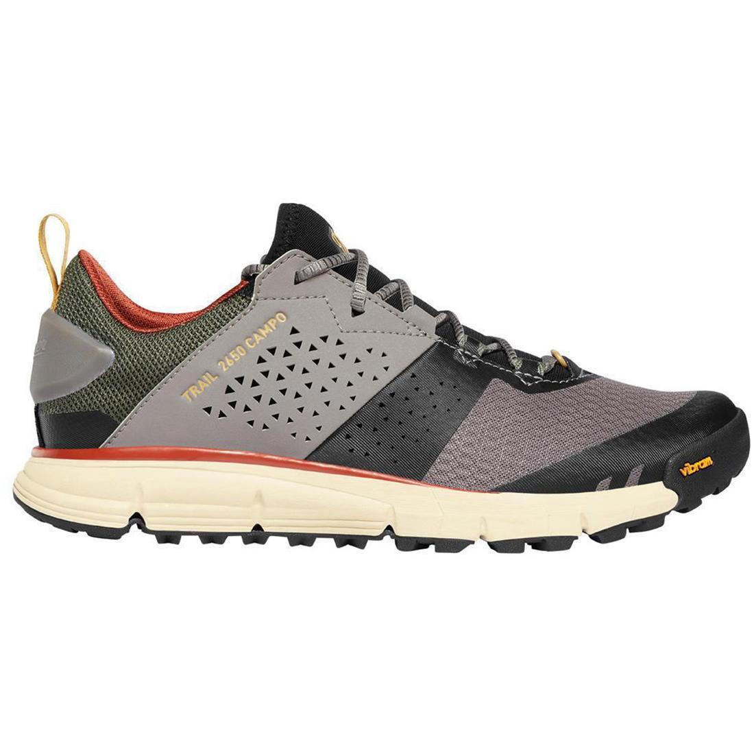 Trail 2650 Campo 3 Hiking Shoes for Men - Lightweight Outdoor Walking Shoes with Cushioning, Breathable Brown/Green - Perfect for Hiking, Camping & Trail Running