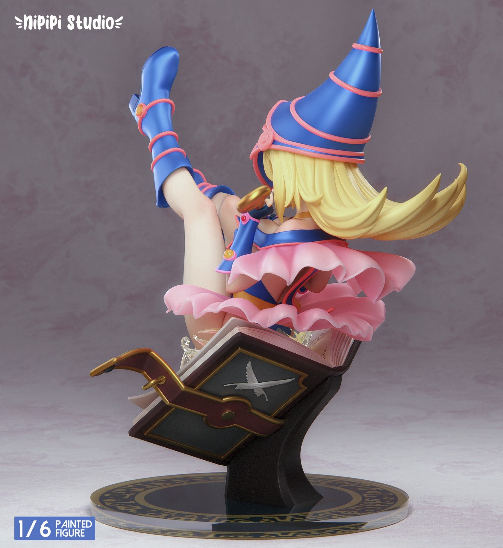 NiPiPi Studio Dark Magician Girl Anime Figure - Collectible Yu-Gi-Oh! Character Statue for Gamers & Anime Fans | Perfect for Display, Cosplay & Yu-Gi-Oh Themed Decor