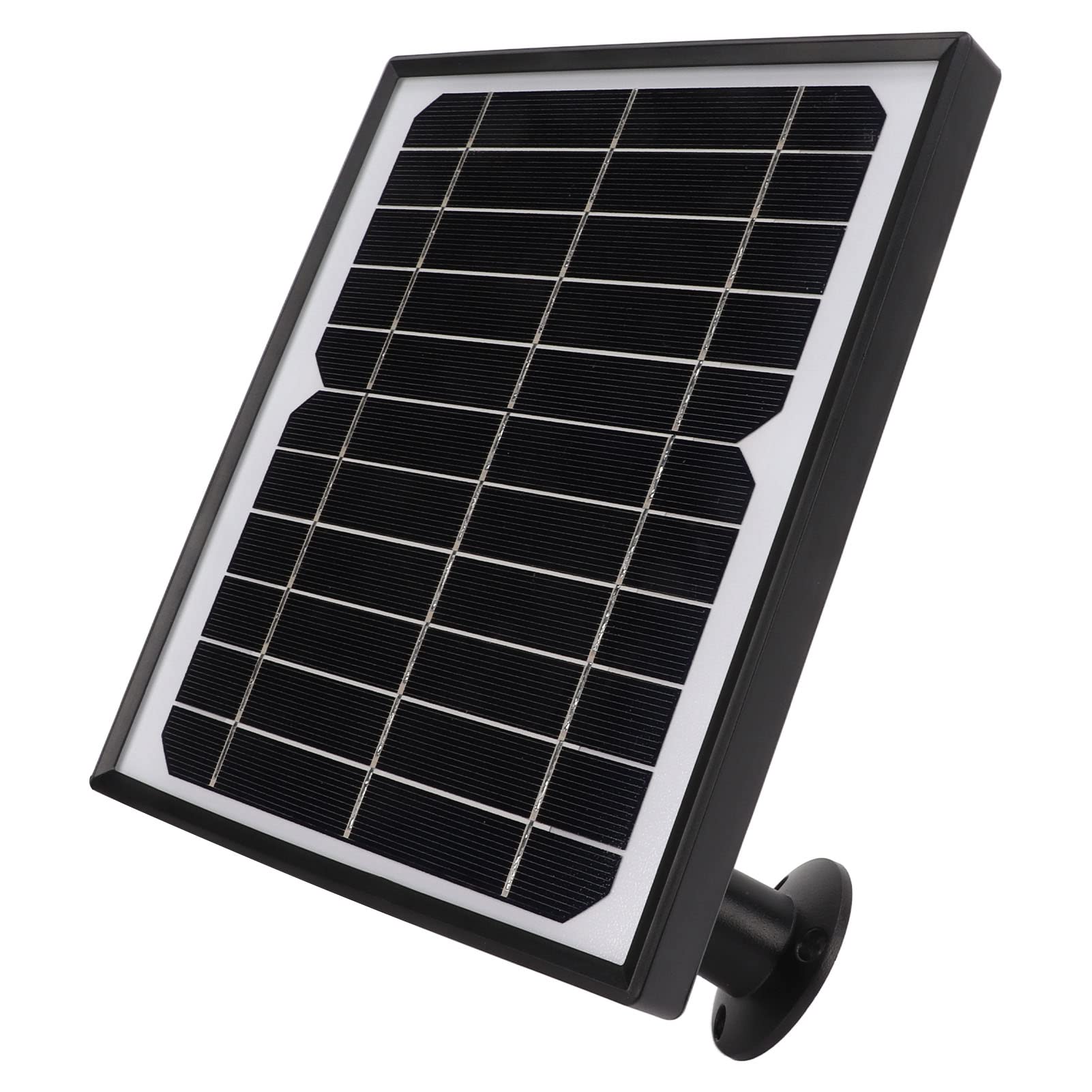 SOONALL 6W 5.5V Solar Panel - High Efficiency Monocrystalline Solar Charger with 360° Adjustable Bracket & Waterproof Design - Perfect for Outdoor Security Cameras, Garden Lights & RV Power Supply