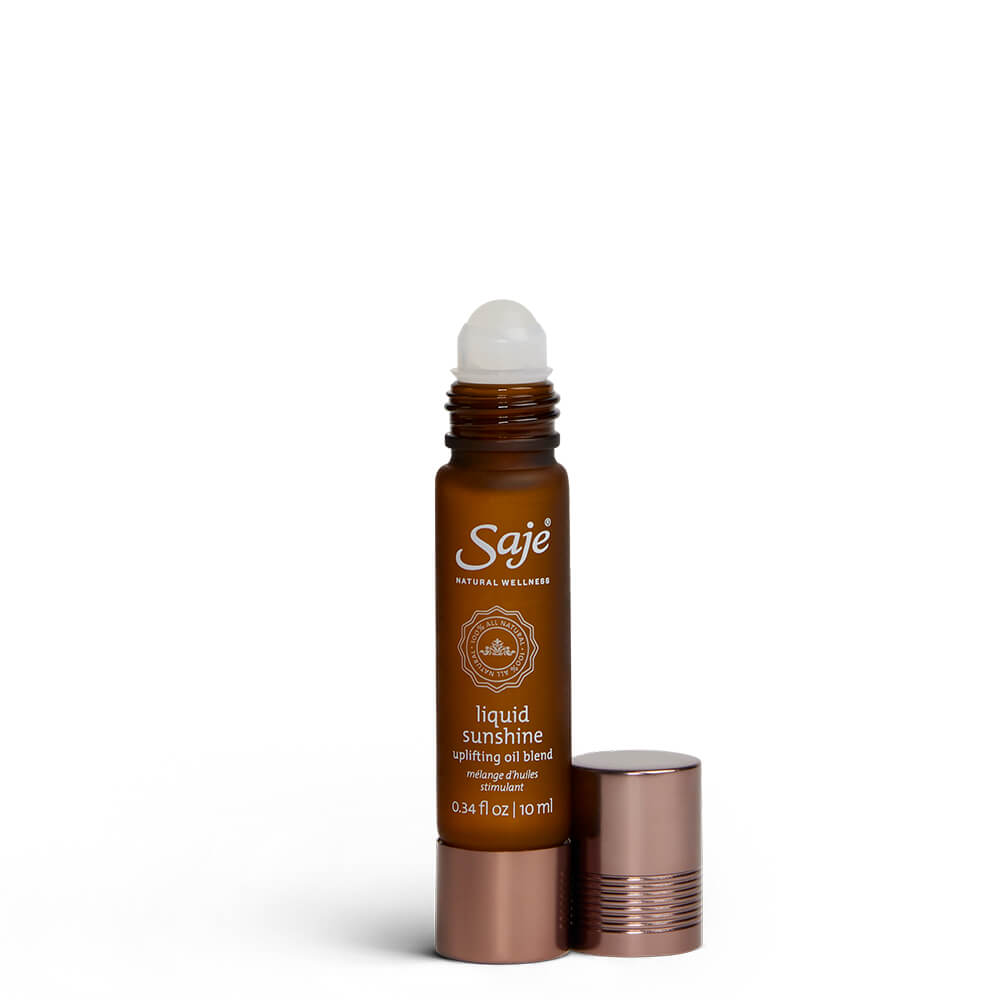 Liquid Sunshine Roll-On Essential Oil Blend - Natural Aromatherapy for Stress Relief & Mood Boost - Perfect for Home, Office & Travel Use