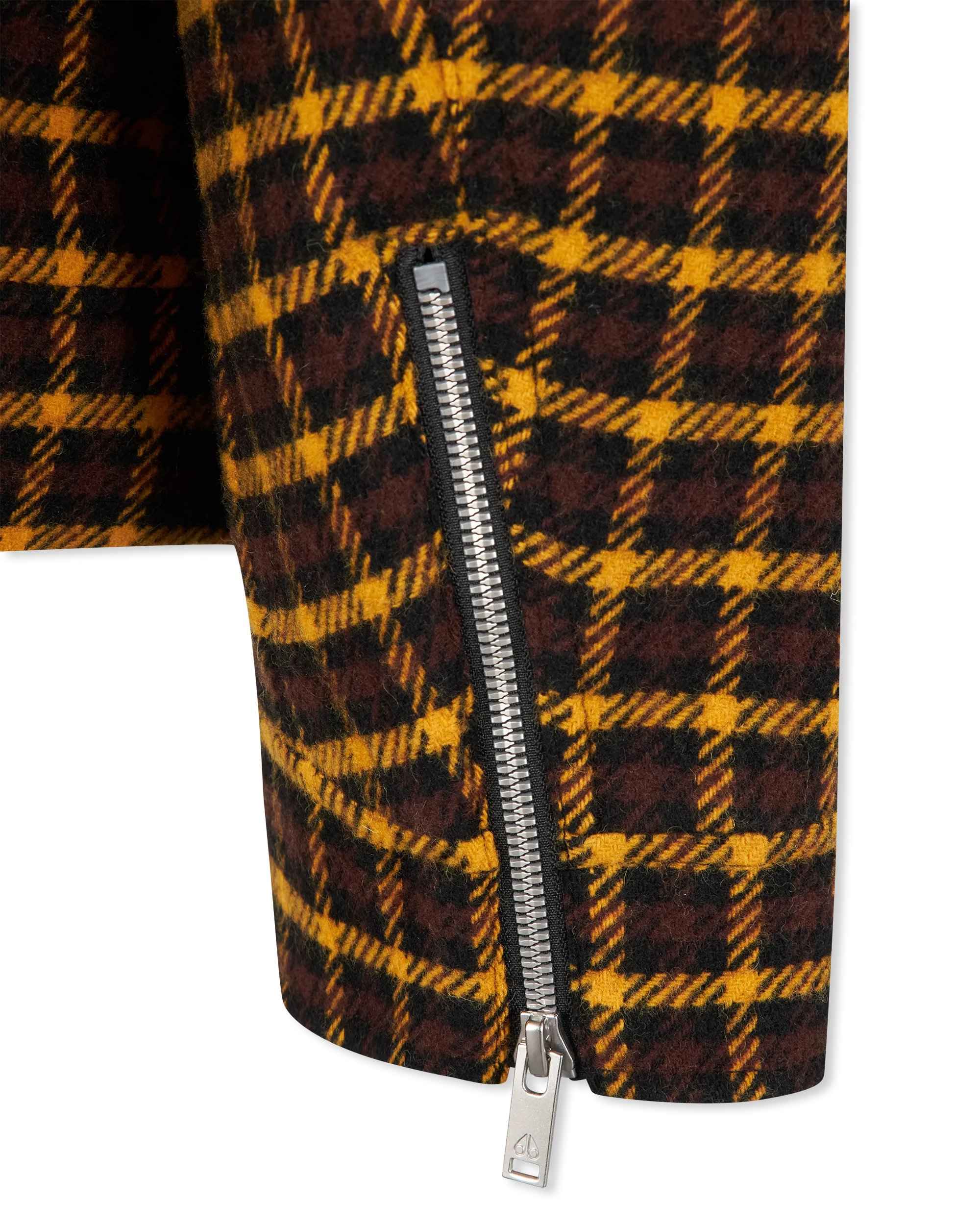 Moose Knuckles Snowdon Shirt Jacket - Men's Winter Fleece Lined Flannel Shirt Jacket for Outdoor Hiking & Casual Wear