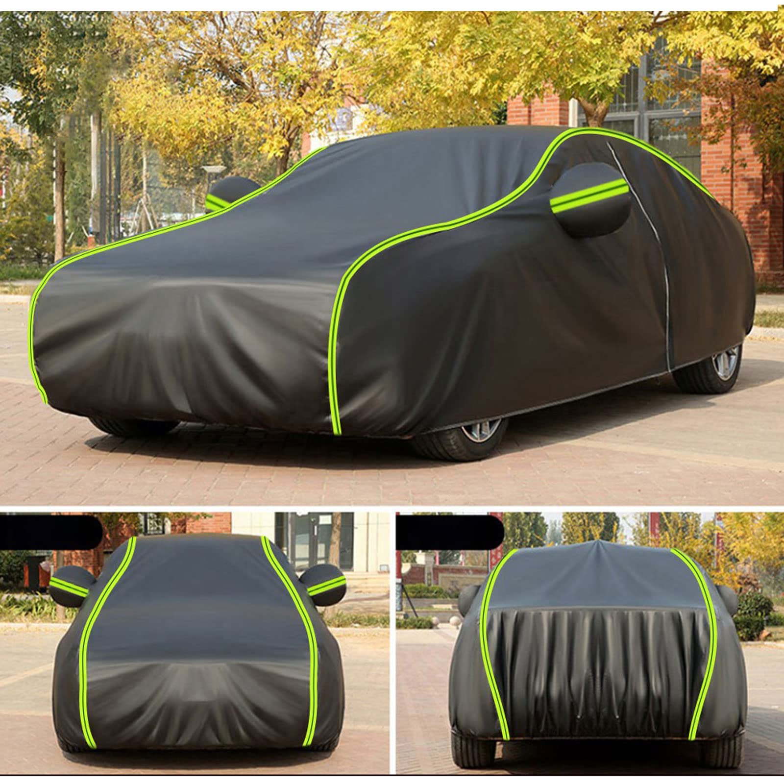 Premium Waterproof Windproof Dustproof Car Cover for Mercedes-Benz AMG GLE 63/GLE 63 S Coupe - Universal Full Protection with Door Zipper - Ideal for Outdoor Parking, Travel & Long-Term Vehicle Storage
