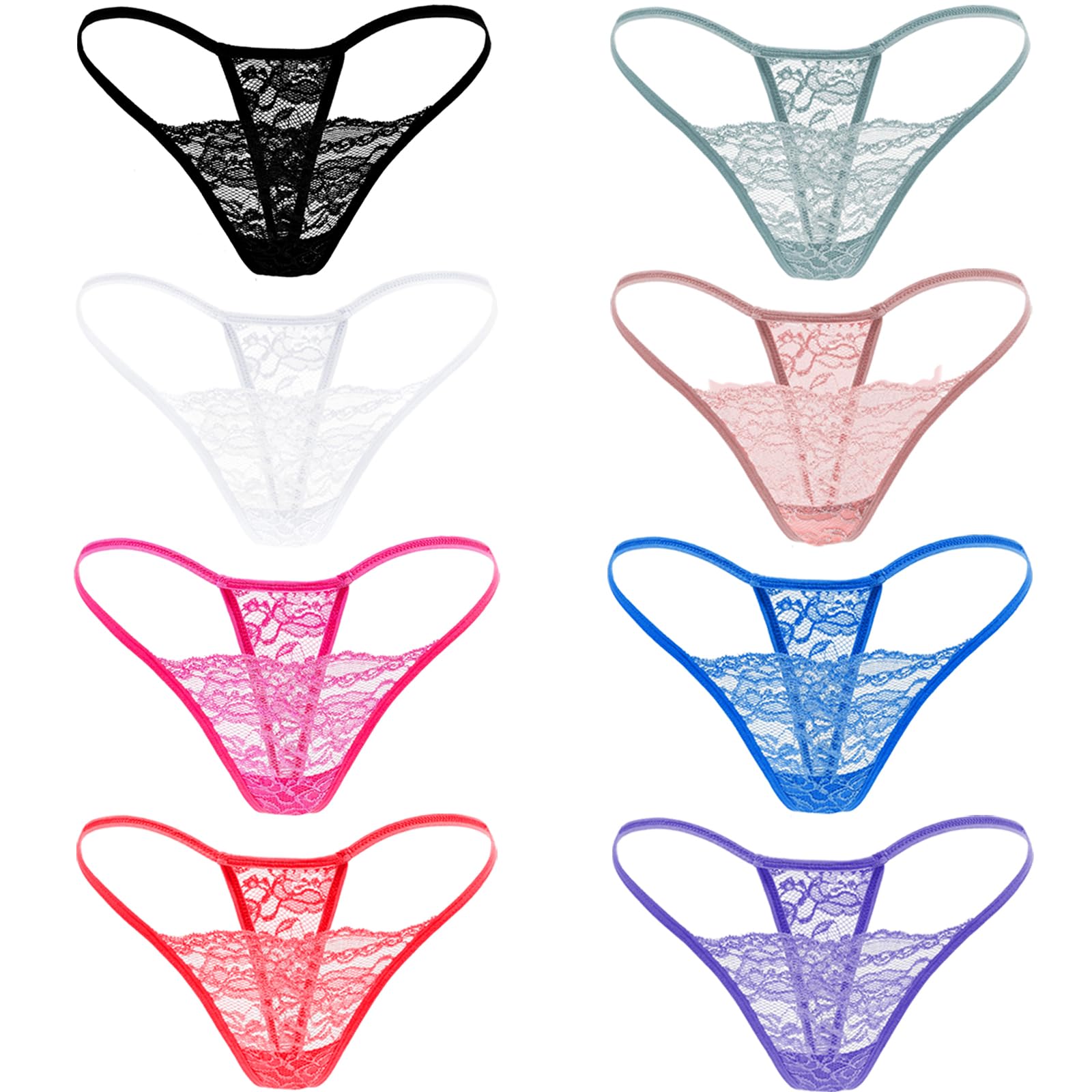 Sexy Women's Low Rise Micro Back G-String Thong Panties - Comfortable & Breathable Underwear for Daily Wear, Date Night & Lingerie
