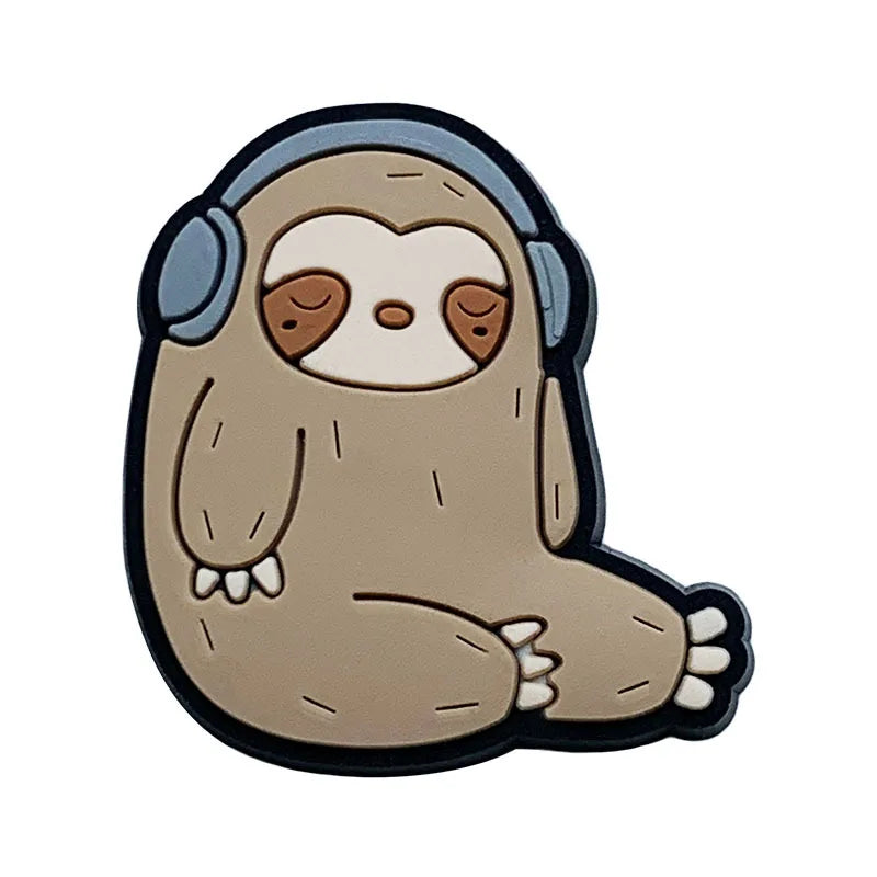 Adorable Sloth Shoe Charms for Crocs - Fun Jibbitz Accessories for Kids, Women & Men - Perfect for Sandals, Shoes & Party Favors - Great Gift Idea for Animal Lovers & Crocs Fans (Use for Everyday Wear, Beach Outings & Themed Parties)