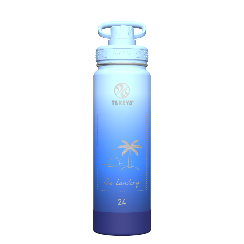 Customized Active Ombre Water Bottle with Spout Lid - Leakproof & Durable for Gym, Hiking & Outdoor Sports