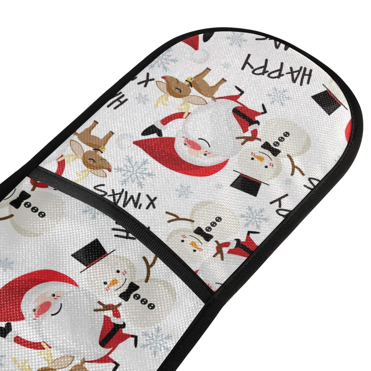 ZZXXB Heat Resistant Double Oven Mitts - Extra Long 7