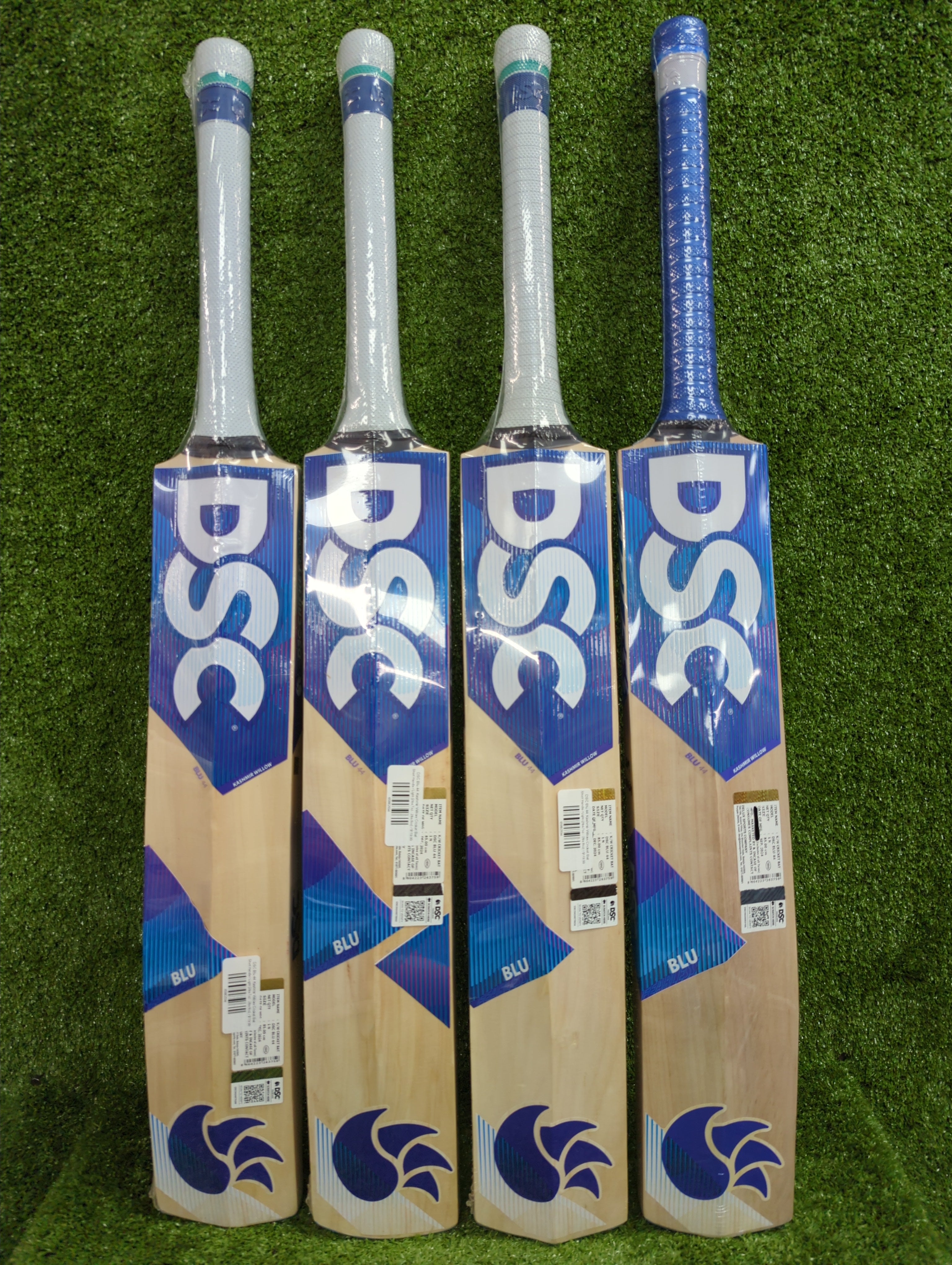 DSC Blu 44 Kashmir Willow Cricket Bat - Professional Grade Cricket Equipment for Practice & Matches - Perfect for Outdoor Sports & Cricket Training