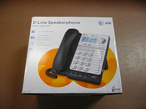 AT&T ML17928 Corded Telephone with Caller ID Display - Perfect for Home, Office & Landline Use