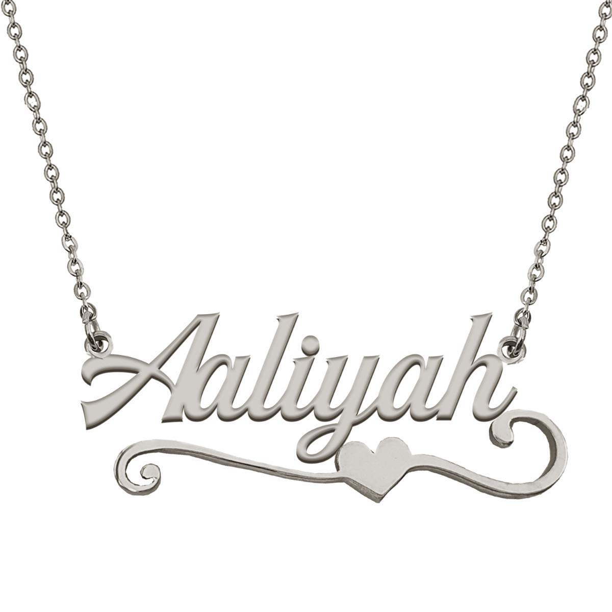 Personalized Name Necklace for Women - Custom Name Plate Jewelry Gift for Her - Perfect for Birthdays, Anniversaries & Special Occasions