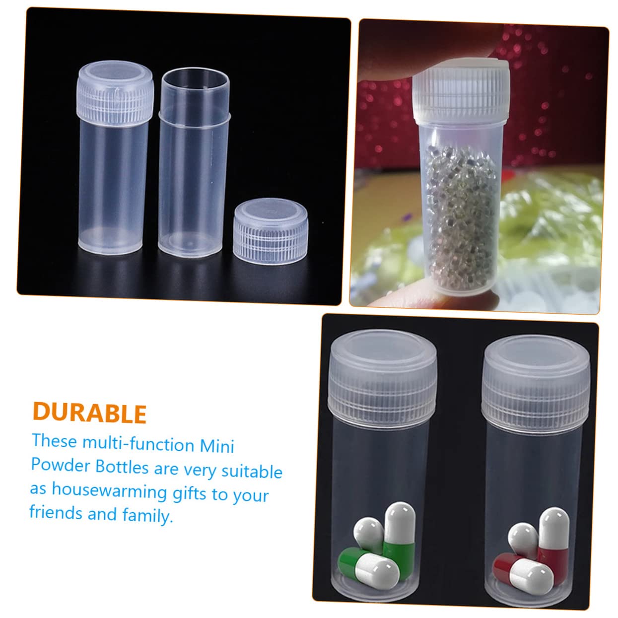 150pcs 5ml Travel Size Empty Bottles - Mini Dispensing Bottles with Sealing Design for Skincare Samples, Toiletries & Cosmetics | Perfect for Travel, Home Use & DIY Beauty Products