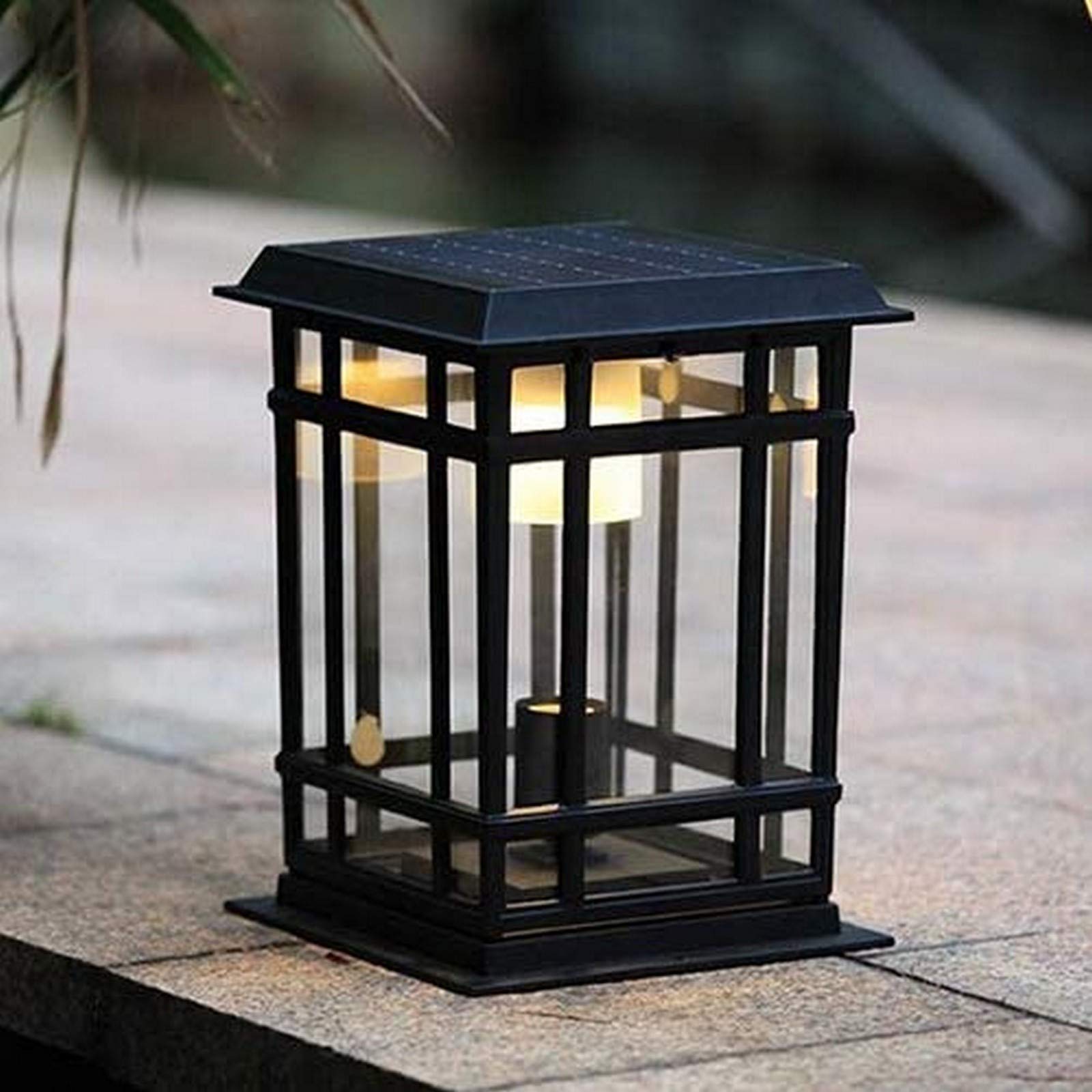 **Solar Post Lights Outdoor - Waterproof Garden Lamp for Pathway, Lawn, Fence & Patio - Modern Landscape Lighting for Home, Park & Street Decor - Ideal for Nighttime Safety & Ambiance**