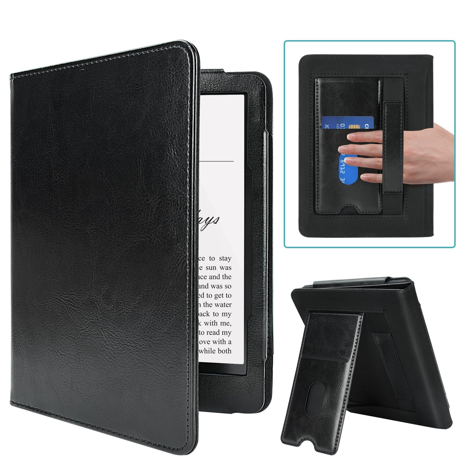 Premium PU Leather Magnetic Cover for Kindle Paperwhite 7