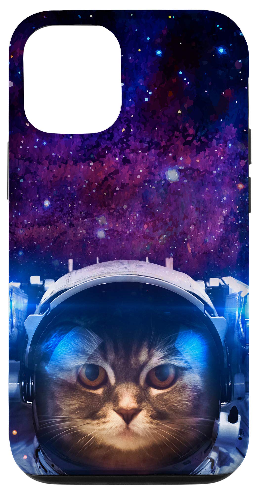 iPhone 12/12 Pro Case - Astronaut Cat in Space Design | Cosmic Themed Protective Cover | Perfect Gift for Cat Lovers & Space Enthusiasts | Use for Daily Protection, Travel & Unique Gift Giving