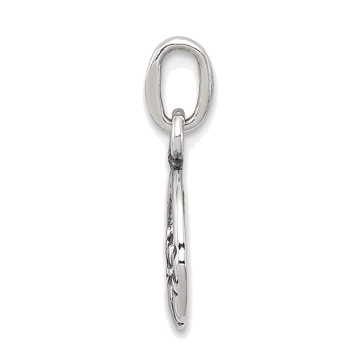 Sterling Silver Mini Claddagh Charm for Jewelry Making & Gifts
