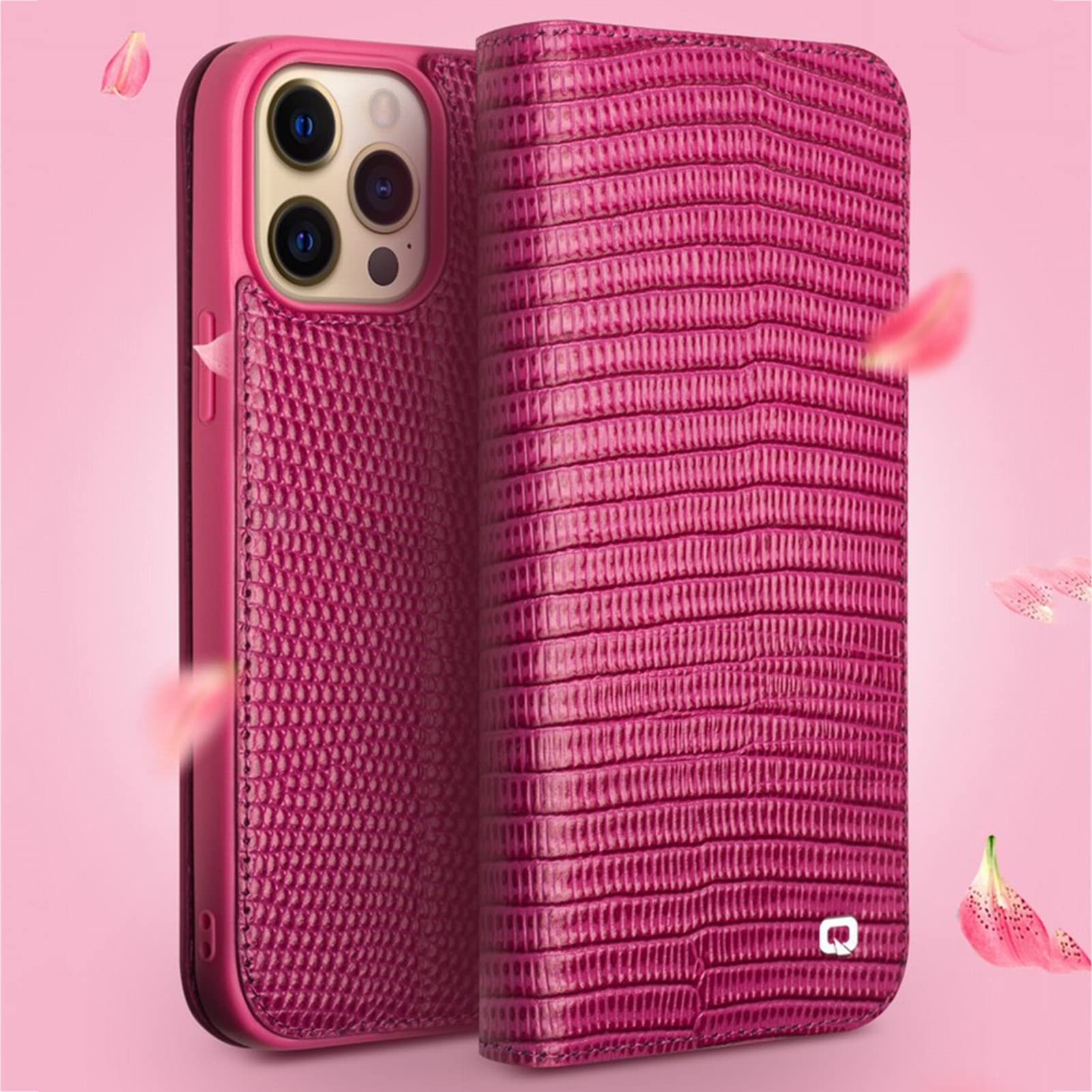 Premium Shockproof Genuine Leather Magnetic Wallet Case for iPhone 13/13 Pro/13 Pro Max (6.7