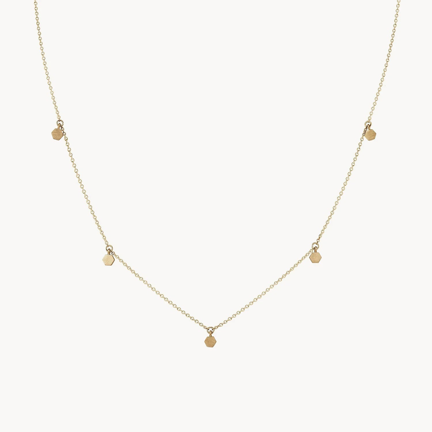 14K Yellow Gold Honeysuckle Necklace - Dainty Floral Jewelry for Women, Perfect for Everyday Wear & Special Occasions
